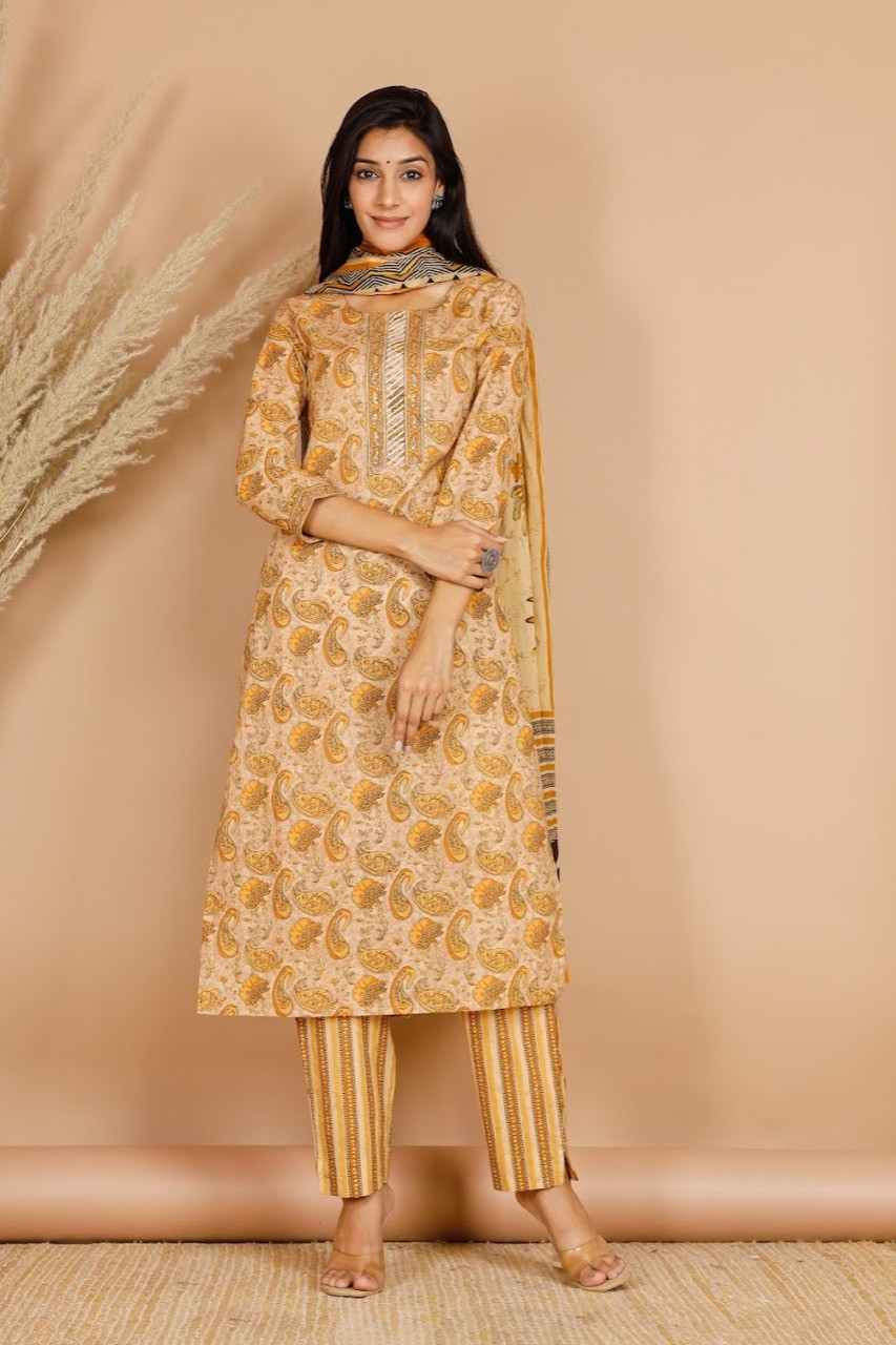 Kurta Pant & Dupatta Set 08