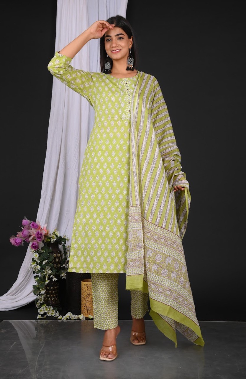 Kurta Pant & Dupatta Set 06