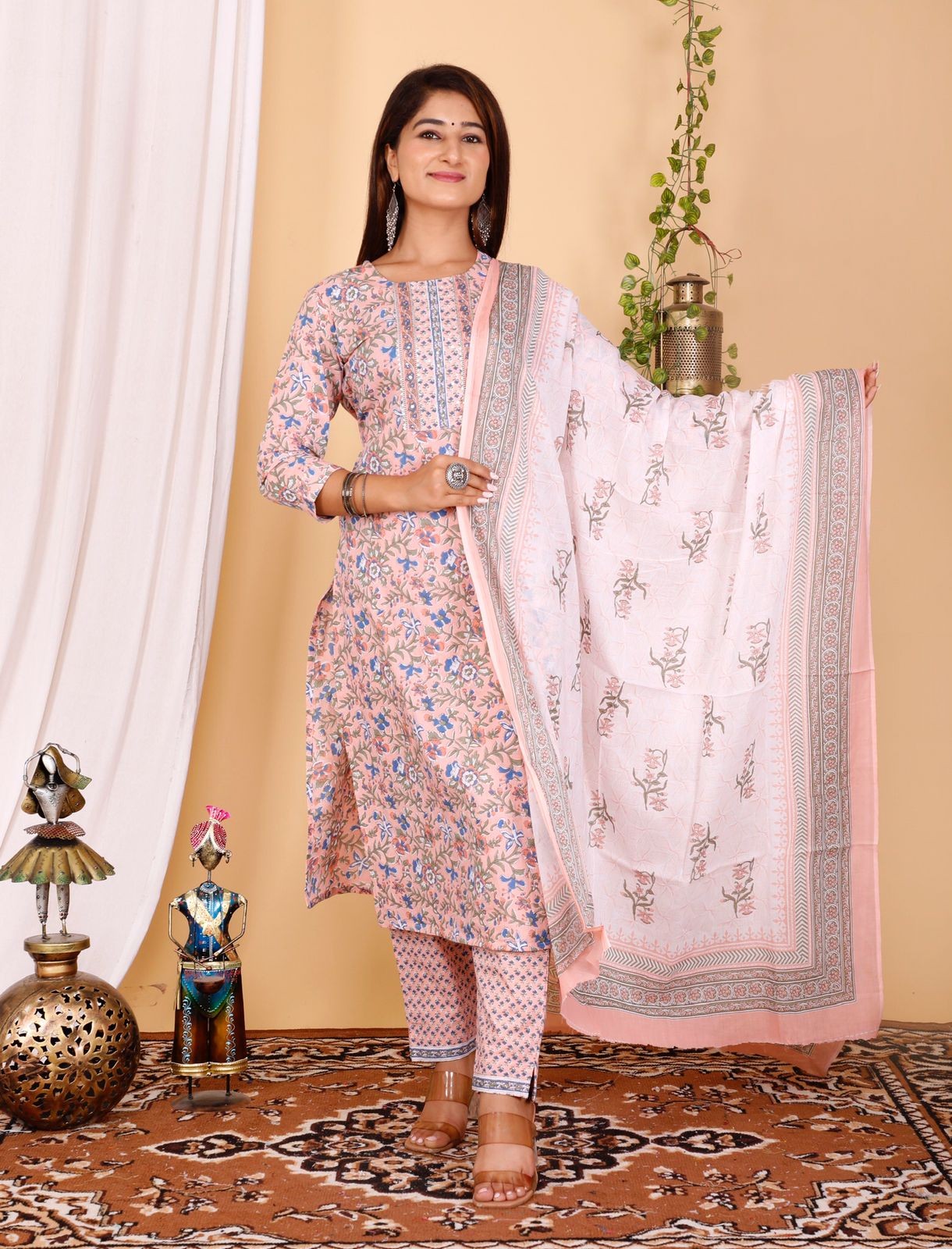 Kurta Pant & Dupatta Set 01