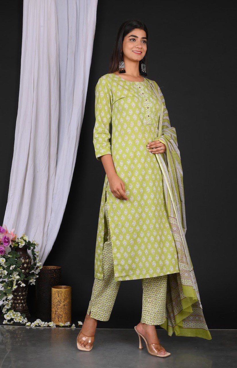 Kurta Pant & Dupatta Set 06