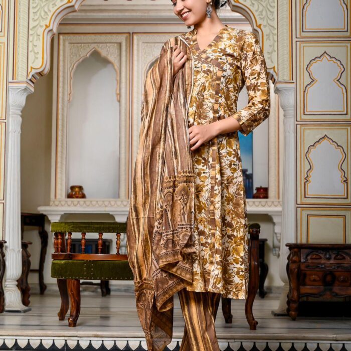 Elegant Angrakha Suit Set