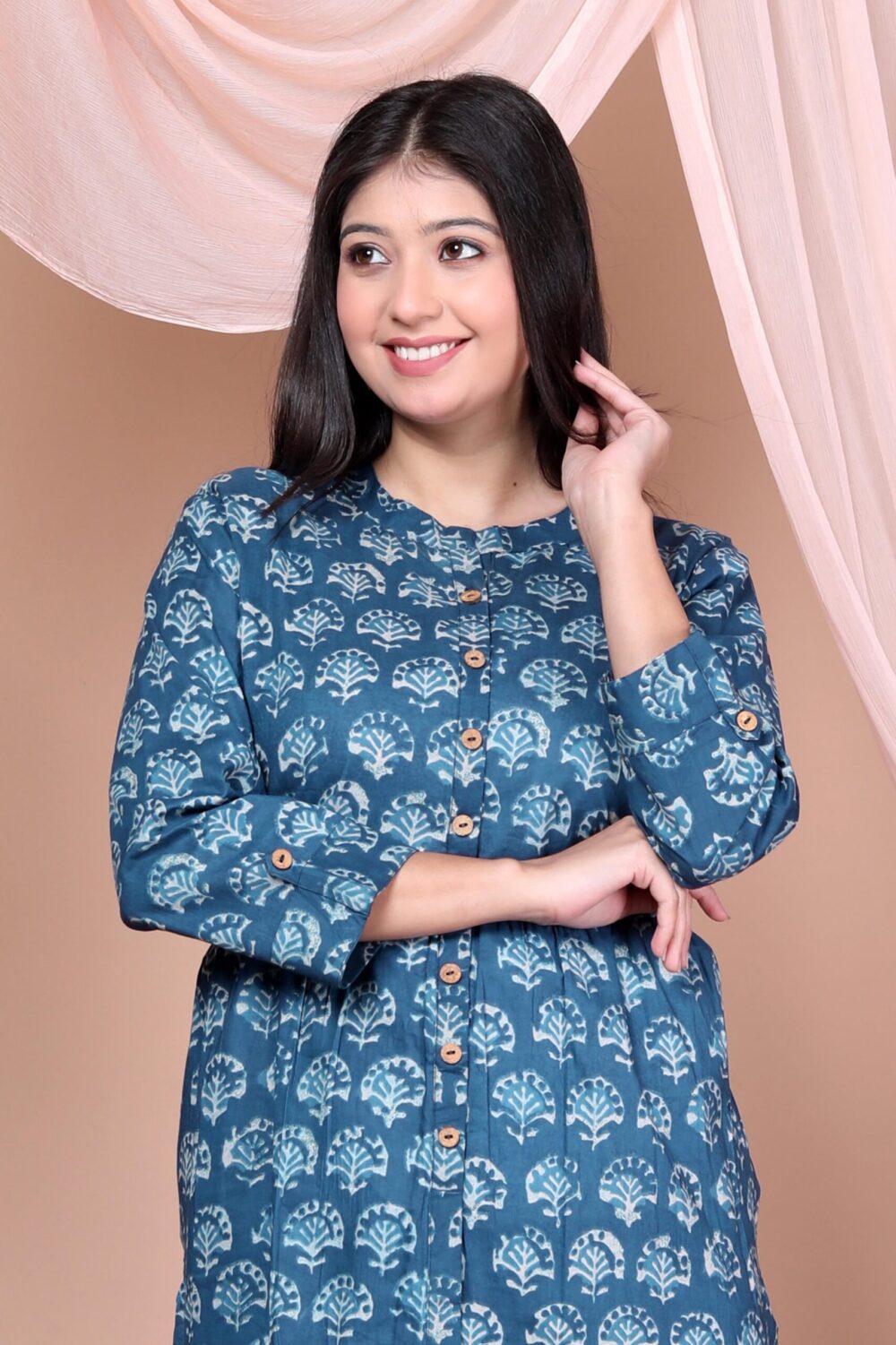 Short Kurti - Blue
