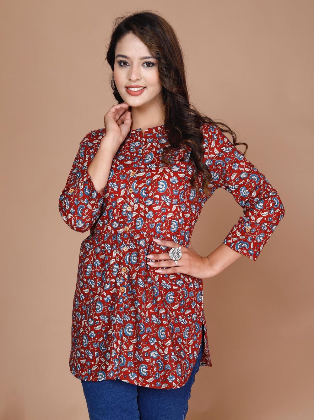 Short Kurti - Red