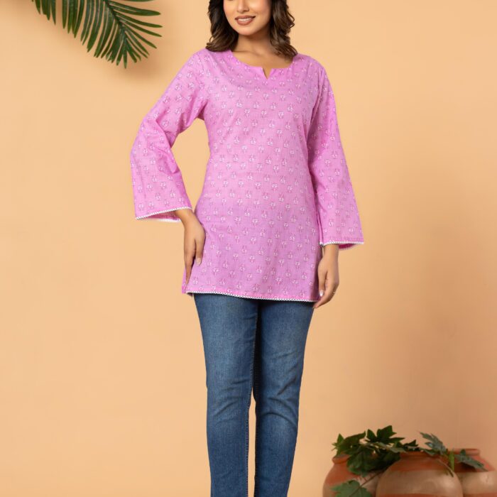 Printed Short Kurti for Women – Stylish Casual Ethnic Wear